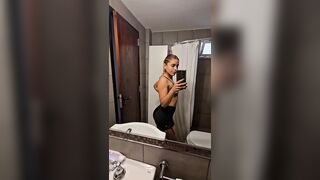 I Take off My Clothing, Take a Shower and After Drying My Body, I Put Lotion on.