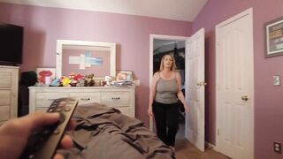 Older Stepmom Danni Jones Gives Useless Stepson a Purpose
