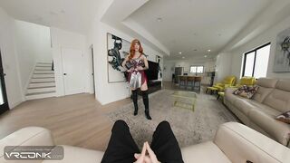 VR Conk: Breasty Redhead Queen Maeve Sucks Your Jock In The Lads Cosplay Parody pt.two