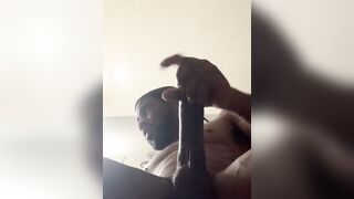 Jerking off This BBC Until It Bursts with Cum