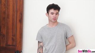 Hawt teen Dolly Paige drank large dong and hawt large ass beauty enjoyed coarse snatch screwing