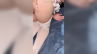 Very hawt schoolgirl gets disturbed in front of a stranger