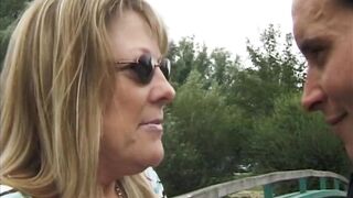 Older Golden-haired mother I'd like to fuck Gets Stretched in Wild Laundry Room Pounding