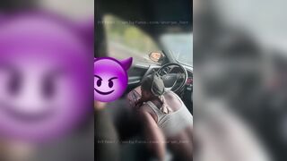 Cars Pass by Whilst That babe Suck My Penis