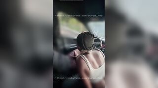 Cars Pass by Whilst That babe Suck My Penis