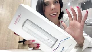 Trans Doesn't Stop Squirting Whilst His Rod Is Being Sucked By A Toy - Marine laveau