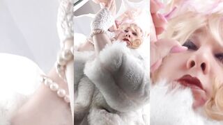 Transbride Cumcovered in Bridalchamber