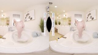 Nasty America - Alyx Star is in your baths tub and this babe's lust for dong!!