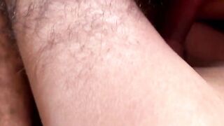 His parents left home, so I closed the curtains and banged my stepbrother's large vagina and sucked his large breasts