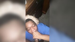 Her mouth and throat feel excellent! coarse fanal invasioning