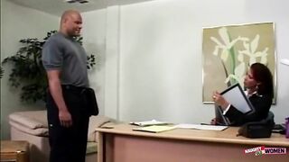 The office gets steamy one time the mother i'd like to fuck orders him to poke his BBC into her