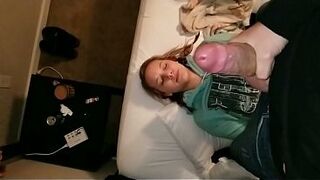 Draining His Load then Letting Him Use Me on the Bed