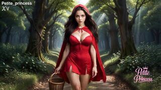 Little Red Riding Hood Hot Cosplay Forest Sexy Twerking Squirting Bawdy Talk Drool Ahegao - Small Princess AI 4K Dream