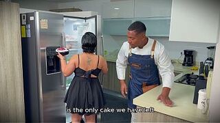 A chef with a massive ebony shlong gets to have his way with the breathtaking mother I'd like to fuck Silvana Lee behind his wife's back!