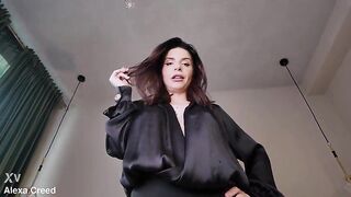 Lick his cum from my pussy, cucky!