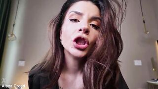 Lick his cum from my pussy, cucky!