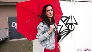 Slender Austrian Aged Mia Moon talk to 1st Casting Bang - GERMAN SCOUT