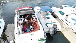 Asari XOX and hawt black girlfriends get drilled on a boat cruise (TRAILER)