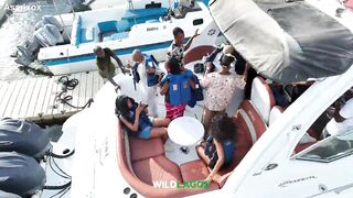 Asari XOX and hawt black girlfriends get drilled on a boat cruise (TRAILER)