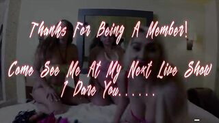 Nina & Miss & Betty Explore Their Oozing Snatches Jointly!