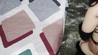 My step sister's boyfriend has a large knob, so this guy took advantage of her being out.