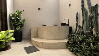 My Latin babe Stepsis Likes Swallowing Cum in the Jacuzzi!