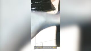 Nyllady Shoeplaying and Dangling in a Furniture Shop