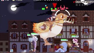 【#Attack it! Devil legion(体験版)実況】サキュバス等モンスター娘達を進行させて大乱交バトドットアニメーションエロゲー)