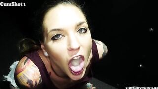 We had Rocky Emerson over at our gloryhole gap studio this week and this babe did an AWESOME 10 cumshots, drained and drank one after the other!