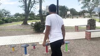 I Discover a Man in the Park and I Ask Him to Play with Me as an Ex-girlfriend to Take Him Home and Give Him the Superlatively good Bang