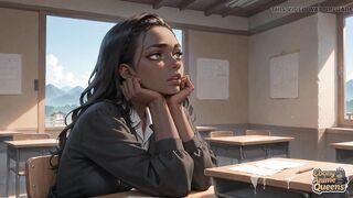 Black Queen's Mountain Beach Blow job - Astounding XXX!