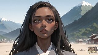 Black Queen's Mountain Beach Blow job - Astounding XXX!