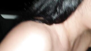 Rosalina Love Sucks My Penis in the Car and Licks the Cum