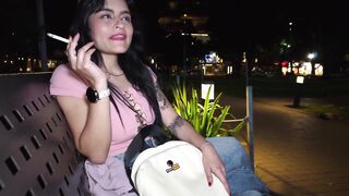 Amateur Public Pickup: Latin babe Fan with Pornhub Backpack Gives Deepthroat Oral sex & Gets Raw Creampie