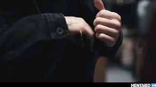 Femboy Boy Bound Up & Filled with Cum by His Shemale hentai Mastix - Real Life Homo Futa