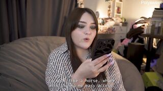 Porn story - ballgag I could solely mumble during the time that that babe banged me with a thong-on