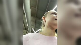 Fisting anal in the public so hard