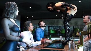 Cuckold Story - Wild Sisters: Anna & Her Sis Turn the Bar Into a Lascivious Playground