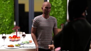 Cuckold Story - That babe Invited His Stepdad for a 3some Whilst Her Boyfriend Was Just One Wall Away