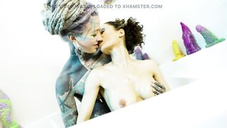 Crazy Fisting Session in Bathtub - Prolapse, Enormous Squirt & ATM