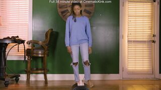 Benz's 1st time Sybian experience with servitude