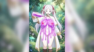 Plump Butt Hairless Vagina Frieren Twerks and Grows Even Larger Boobs