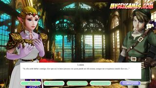 The Legend of Zelda Time to Bang - Link Doggy Screwing Princess Zelda