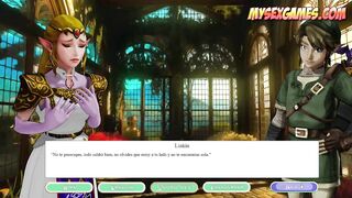 The Legend of Zelda Time to Bang - Link Doggy Screwing Princess Zelda