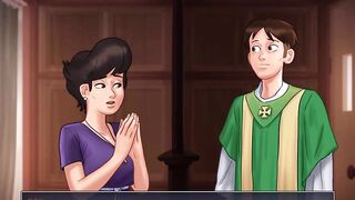 Summertime saga: the nurse helped Johannes