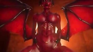 Oc Succubus in an Orgasmic Cowgirl