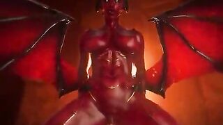 Oc Succubus in an Orgasmic Cowgirl