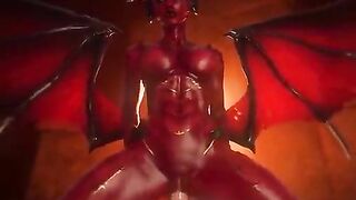 Oc Succubus in an Orgasmic Cowgirl