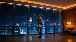 Bulma: The Blue-Haired Scientist Wishes It All — 3some BJ AI Porn Spanish Audio