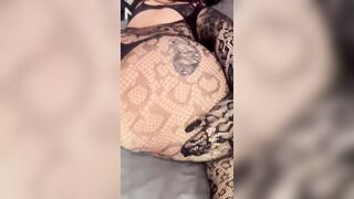 Lots of milk on my face